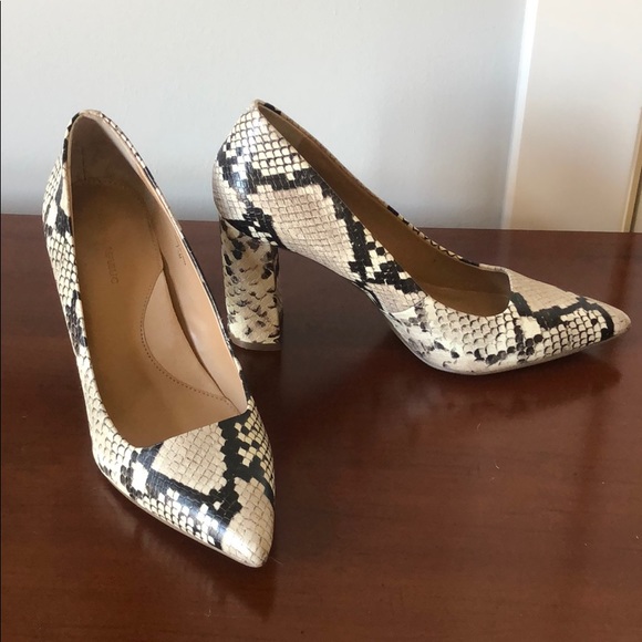 3 inch snakeskin heels